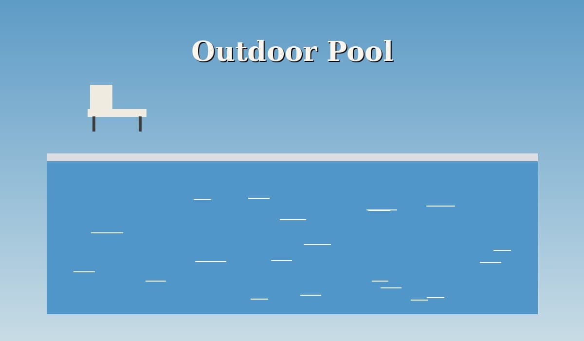 Outdoor pool